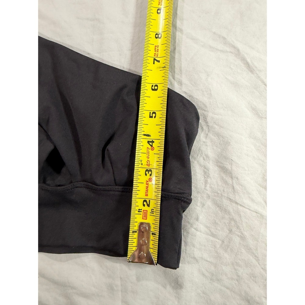 Womens Black One Shoulder Sports Bra Asymmetric Activewear Yoga Top Size Large - Picture 5 of 7